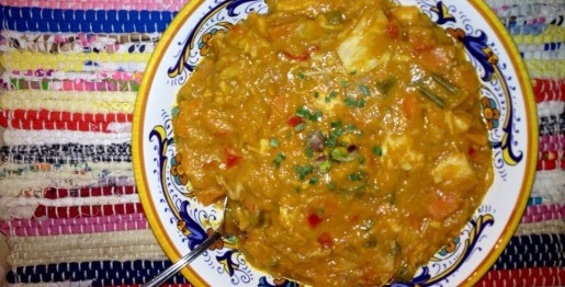 Pumpkin meets Chicken Soup