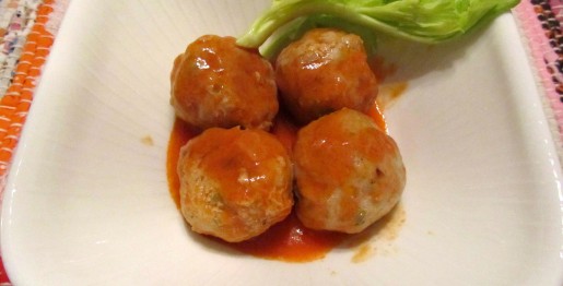Paleo Buffalo Chicken Meatballs