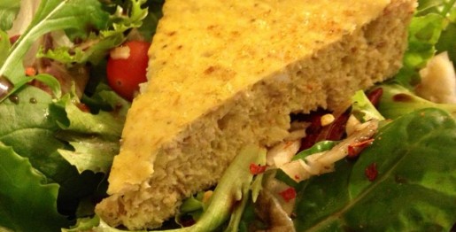 Paleo Crustless Salmon Quiche